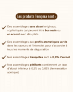 TEMPERA – PYRA – ROUGE INTENSE -FRUITS ROUGES THÉ NOIR et POIVRE - vue 1 - Boissons Gastronomiques