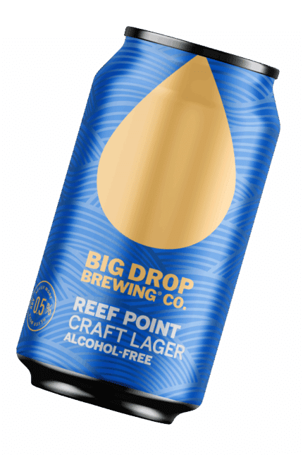 BIG DROP REEF POINT LAGER CAN - Blonde