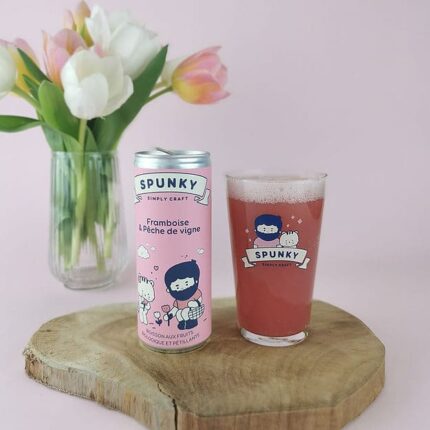 SPUNKY FRAMBOISE PÊCHE DE VIGNE - Boissons effervescentes