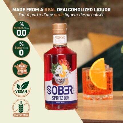 SOBER SPIRITS SPRITZ 0% - vue 1 - Spritz sans alcool