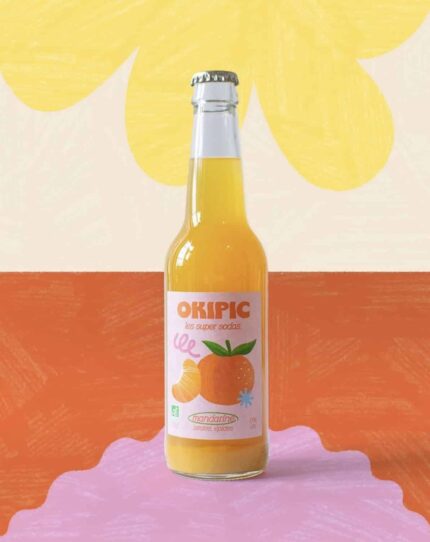OKIPIC MANDARINE ZESTES EPICES 33CL - Boissons effervescentes